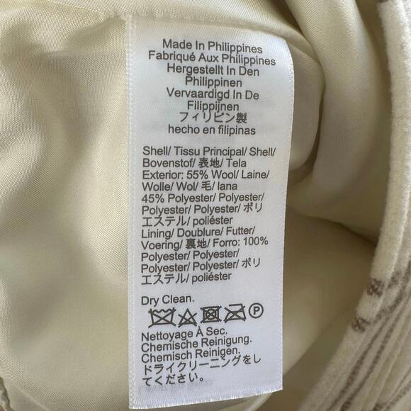 Crew Wool Blend Plaid Mini Skirt – Size 8 - Picture 4 of 6